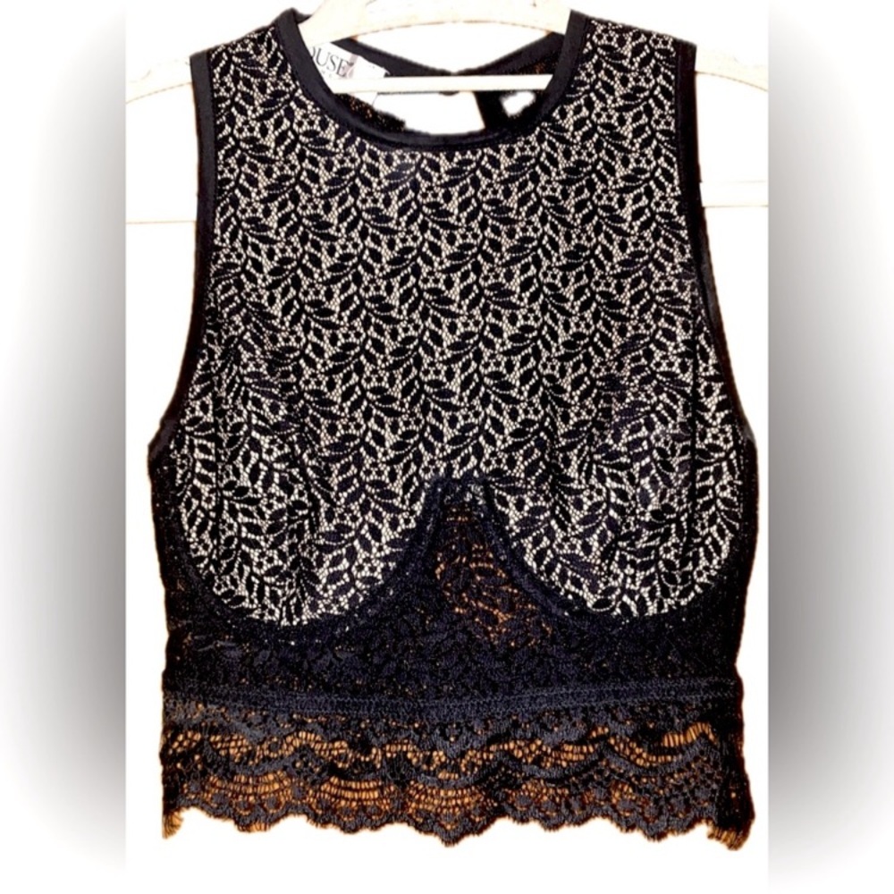 House of CB lace crop